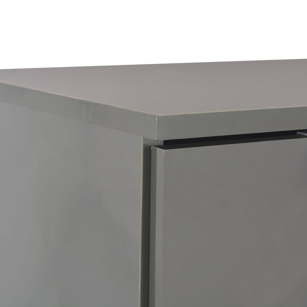 Credenza Grigio Lucido 107x35x80,5 cm cod mxl 10256