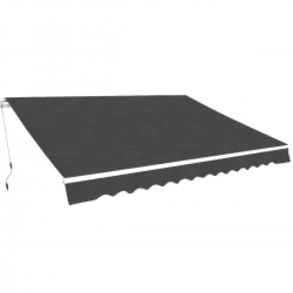 Tenda da Sole Pieghevole Manuale 600 cm Antracite 276355