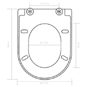 Copriwater Ammortizzato a Sgancio Rapido Nero cod mxl 48384