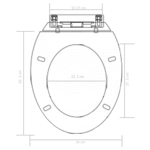 Copriwater Ammortizzato a Sgancio Rapido Nero cod mxl 51816