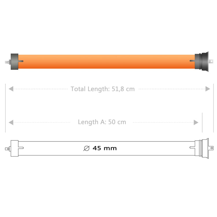 Motore Tubolare 40 Nm 144008