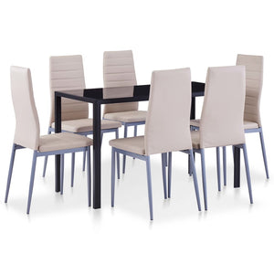 Set da Pranzo 7 pz Cappuccino cod mxl 16564