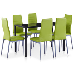 Set da Pranzo 7 pz Verde cod mxl 25106