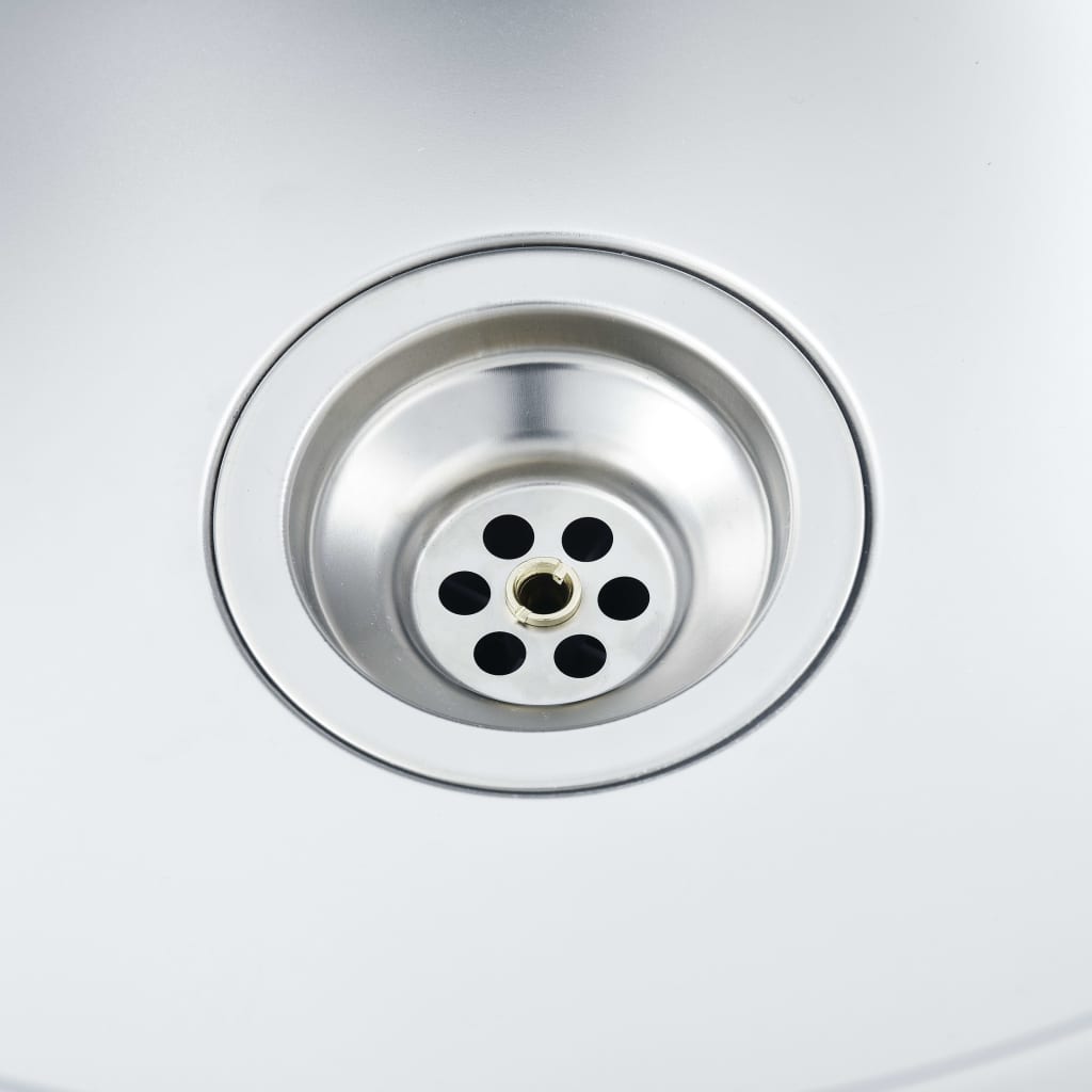 Lavello da Cucina con Filtro e Sifone in Acciaio Inox cod mxl 50366