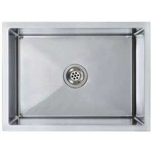 Lavello da Cucina Lavorato a Mano con Filtro in Acciaio Inox cod mxl 52801