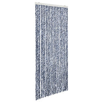 Zanzariera Blu Bianco e Argento  90x220 cm Ciniglia cod mxl 71428