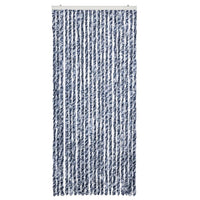 Zanzariera Blu Bianco e Argento  90x220 cm Ciniglia 284274