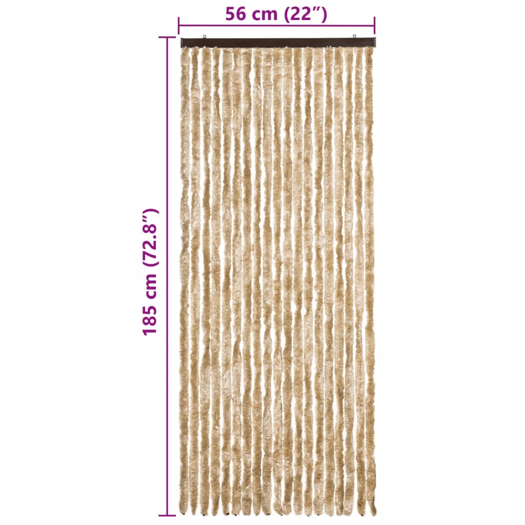 Zanzariera Beige 56x185 cm Ciniglia cod mxl 69453