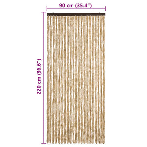 Zanzariera Beige 90x220 cm Ciniglia cod mxl 77147