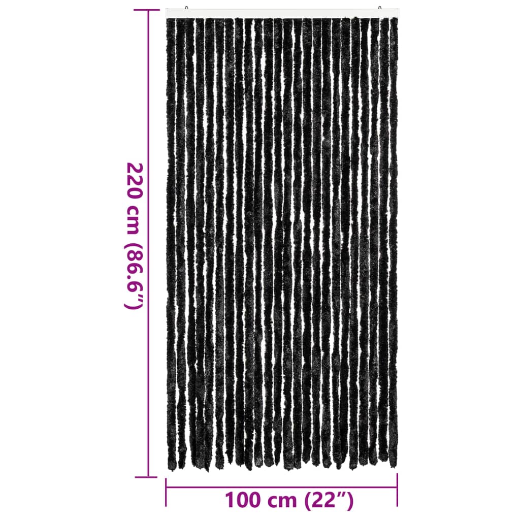 Zanzariera Antracite 100x220 cm Ciniglia 284290