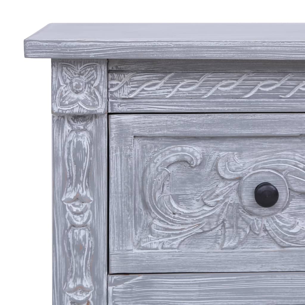 Credenza con 2 Cassetti 90x30x60 cm in Legno Massello di Mogano 283851