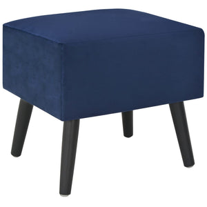 Comodini Blu 2 pz 40x35x40 cm in Velluto 276384