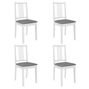 Set per Sala da Pranzo 5 pz in MDF Bianco 276396