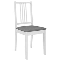 Set per Sala da Pranzo 5 pz in MDF Bianco 276396