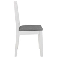 Set per Sala da Pranzo 5 pz in MDF Bianco 276396