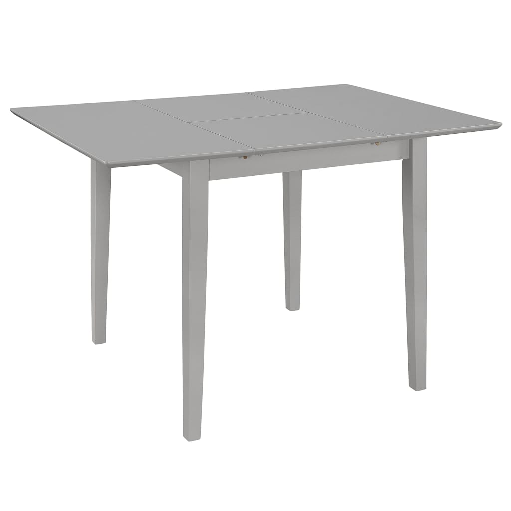 Set da Pranzo 3 pz in MDF Grigio 276397