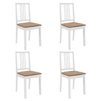 Set per Sala da Pranzo 5 pz in MDF Bianco cod mxl 13506