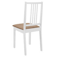 Set per Sala da Pranzo 5 pz in MDF Bianco cod mxl 13506