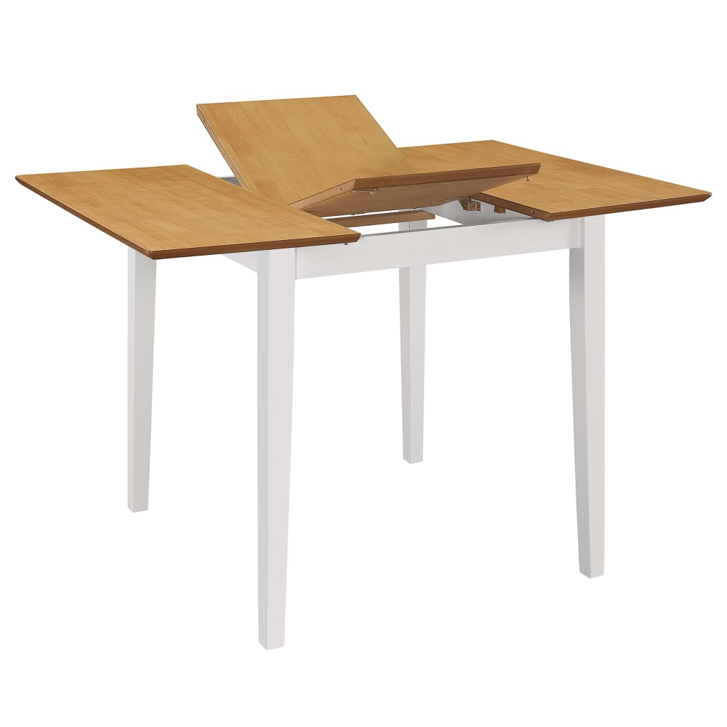 Set da Pranzo 3 pz in MDF Bianco cod mxl 18352