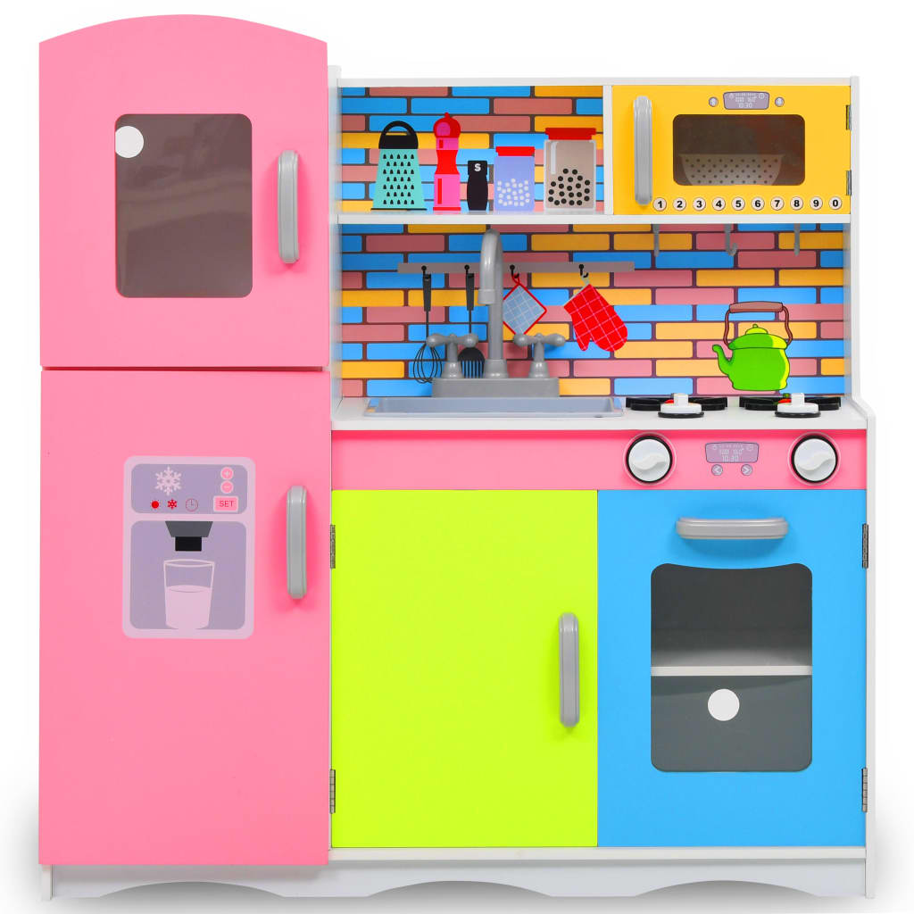 Cucina Giocattolo per Bambini in MDF 80x30x85 cm Multicolore cod mxl 76406