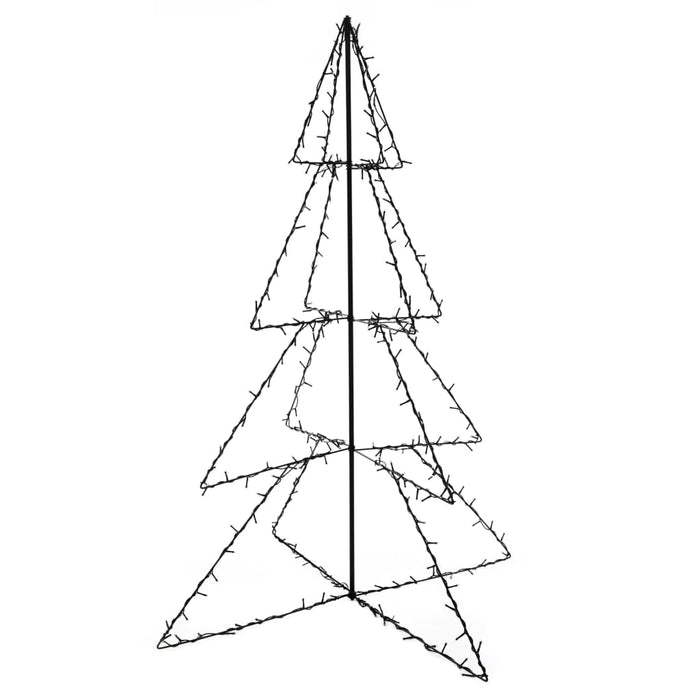 Albero di Natale a Cono 240 LED per Interni Esterni 115x150 cm