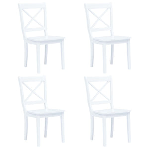 Set da Pranzo 5 pz in Legno Massello di Hevea Bianco cod mxl 24264