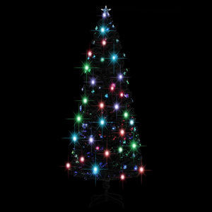 Albero di Natale Artificiale Supporto/LED 240 cm Fibra Ottica 284299