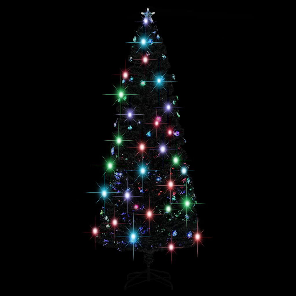 Albero di Natale Artificiale Supporto/LED 240 cm Fibra Ottica 284299