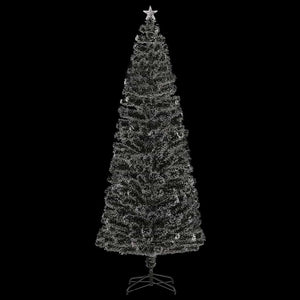 Albero di Natale Artificiale Supporto/LED 240 cm Fibra Ottica 284299