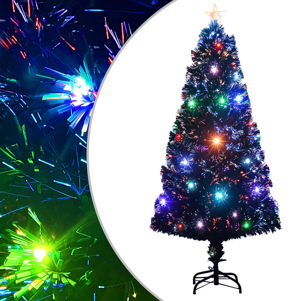 Albero di Natale Artificiale Supporto/LED 120 cm Fibra Ottica 284300