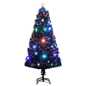 Albero di Natale Artificiale Supporto/LED 120 cm Fibra Ottica 284300