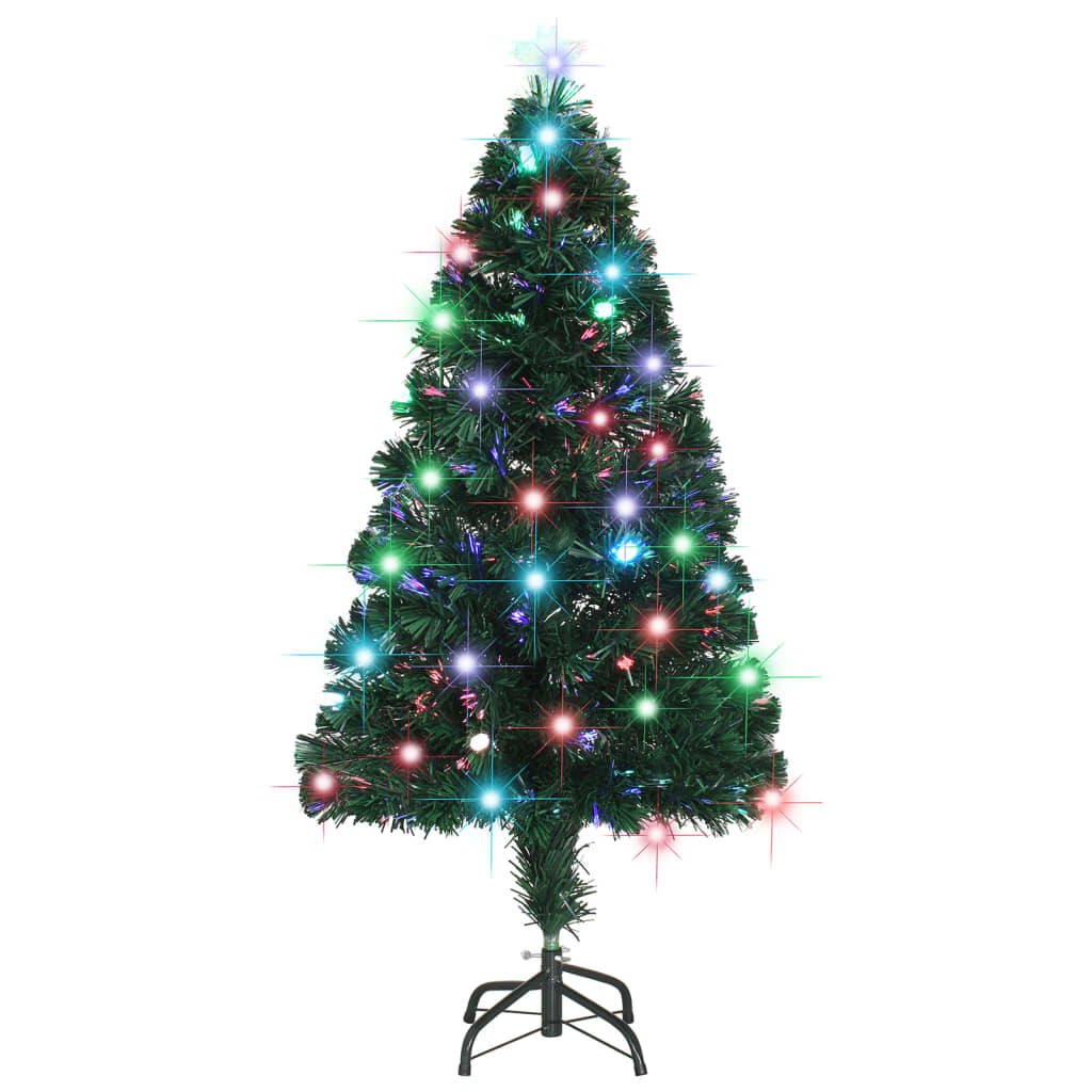 Albero di Natale Artificiale Supporto/LED 120 cm Fibra Ottica 284300