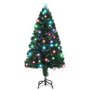 Albero di Natale Artificiale Supporto/LED 120 cm Fibra Ottica 284300