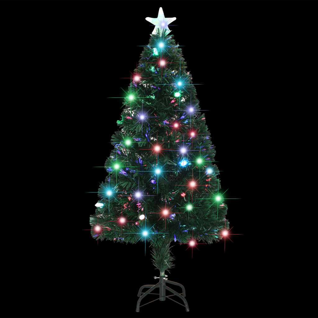 Albero di Natale Artificiale Supporto/LED 120 cm Fibra Ottica 284300