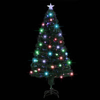 Albero di Natale Artificiale Supporto/LED 150 cm Fibra Ottica cod mxl 15535