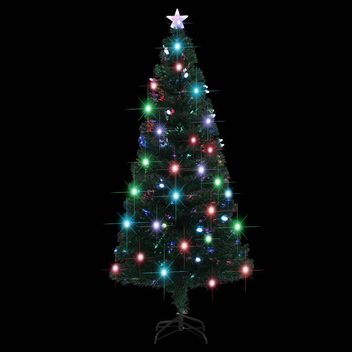 Albero di Natale Artificiale Supporto/LED 180 cm Fibra Ottica cod mxl 17306