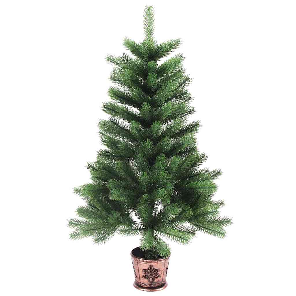 Albero di Natale Artificiale Realistico con Punte 90 cm Verde 284327