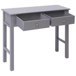 Tavolo Consolle Grigio 90x30x77 cm in Legno 284146