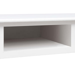 Scrivania Bianca 110x45x76 cm in Legno 284155