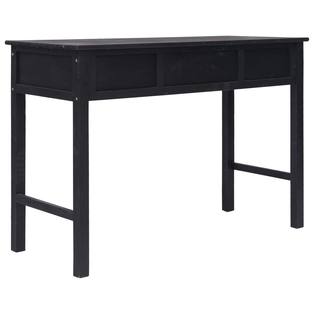 Tavolo Consolle Nero 110x45x76 cm in Legno 284161