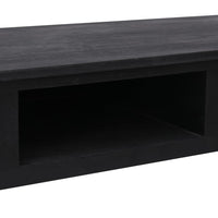 Tavolo Consolle Nero 110x45x76 cm in Legno 284161