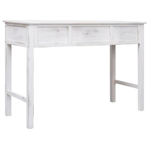 Tavolo Consolle Bianco Anticato 110x45x76 cm in Legno cod mxl 18059