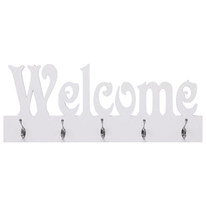 Appendiabiti a Muro WELCOME Bianco 74x29,5 cmcod mxl 97195