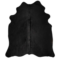 Tappeto in Vera Pelle Bovina Nero 150x170 cm cod mxl 73308