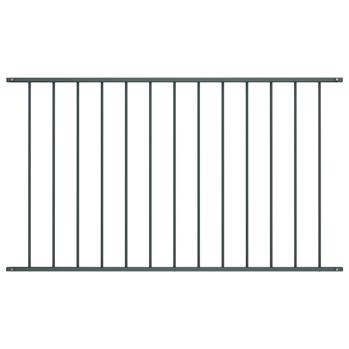 Pannello di Recinzione Acciaio Verniciato 1,7x0,75 m Antracite cod 11729