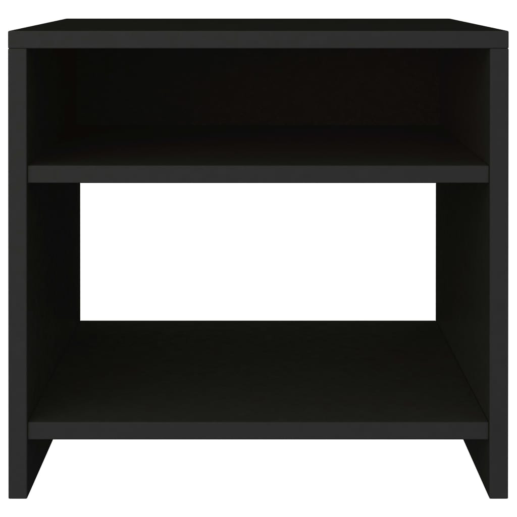 Comodino Nero 40x30x40 cm in Truciolato  cod mxl 49378