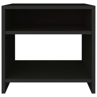 Comodino Nero 40x30x40 cm in Truciolato  cod mxl 49378