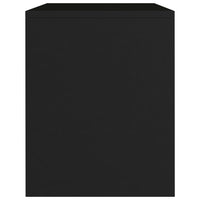 Comodino Nero 40x30x40 cm in Truciolato  cod mxl 49378