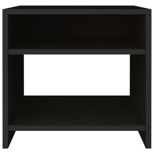 Comodini 2 pz Nero 40x30x40 cm in Truciolato  cod mxl 31194