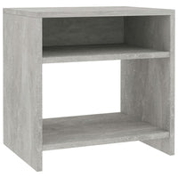 Comodino Grigio Calcestruzzo 40x30x40 cm in Truciolato  cod mxl 30620